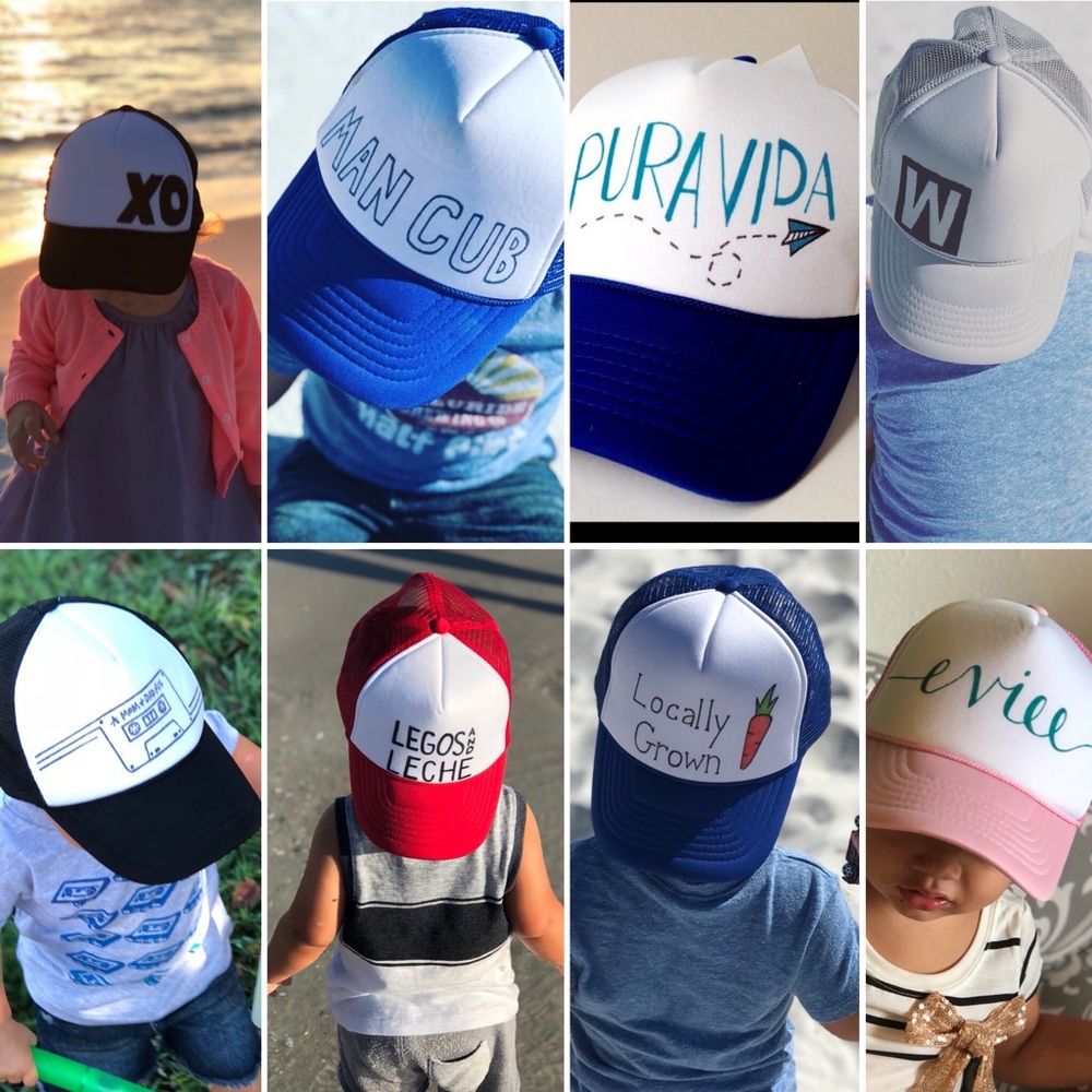 Toddler Youth Adjustable Custom Trucker Hats